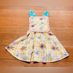 Wildflowers Tea Party Jumper Dress Size 4 NWT